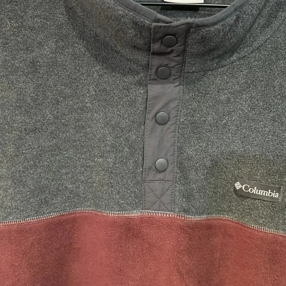 Columbia Steens Mountain Half Snap Fleece Pullover Jacket 3XT - Picture 6 of 12